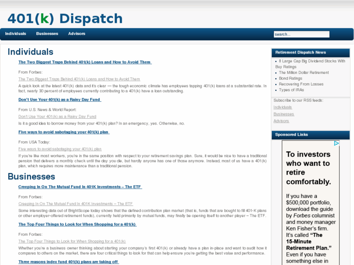 www.401kdispatch.com