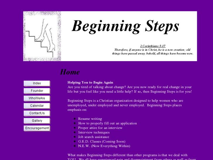 www.beginningsteps.net
