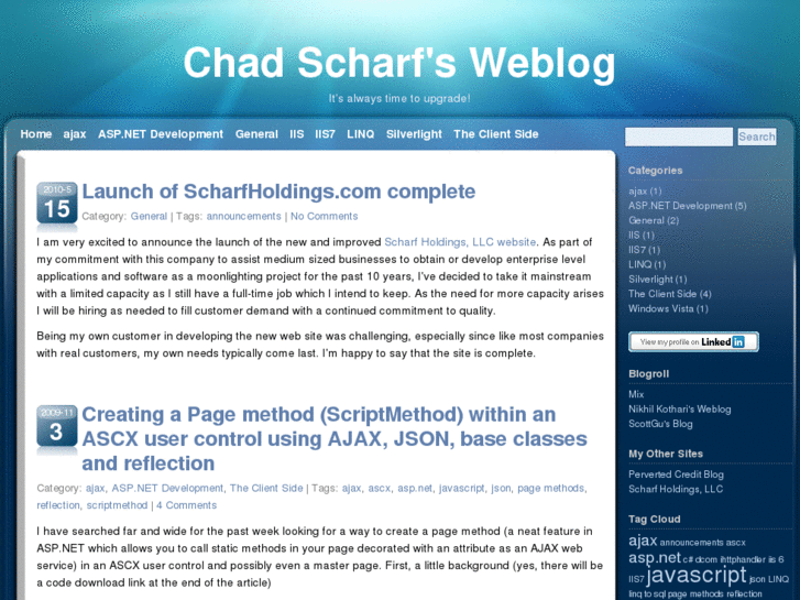 www.chadscharf.com
