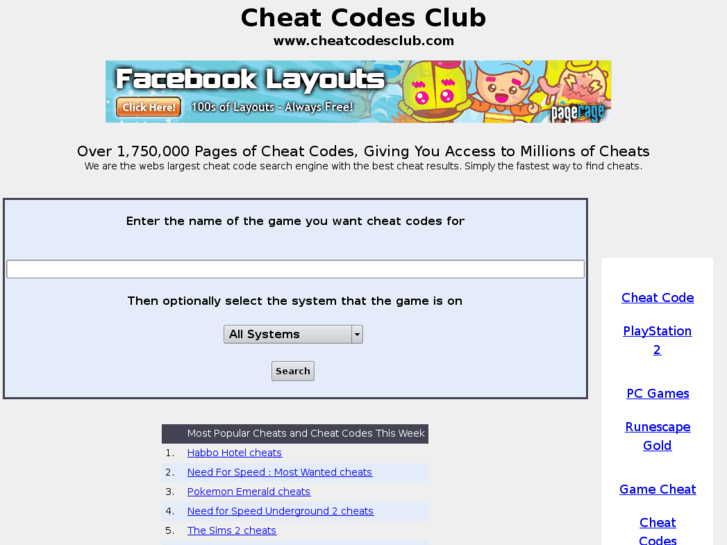 www.cheatcodesclub.com