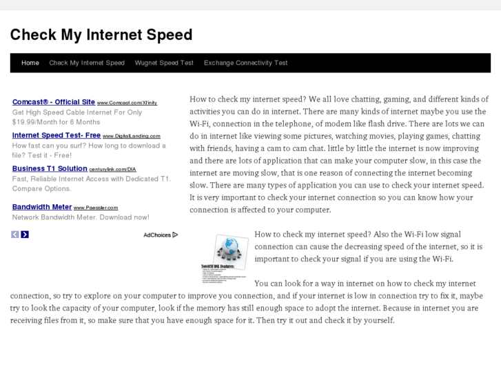 www.checkmyinternetspeed.info