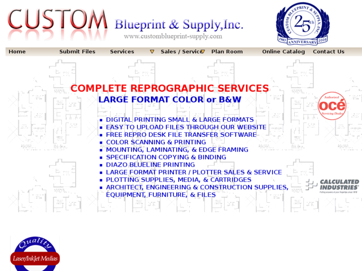 www.customblueprint-supply.com