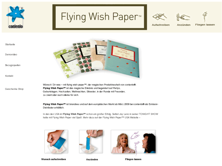 www.flyingwishpaper.de