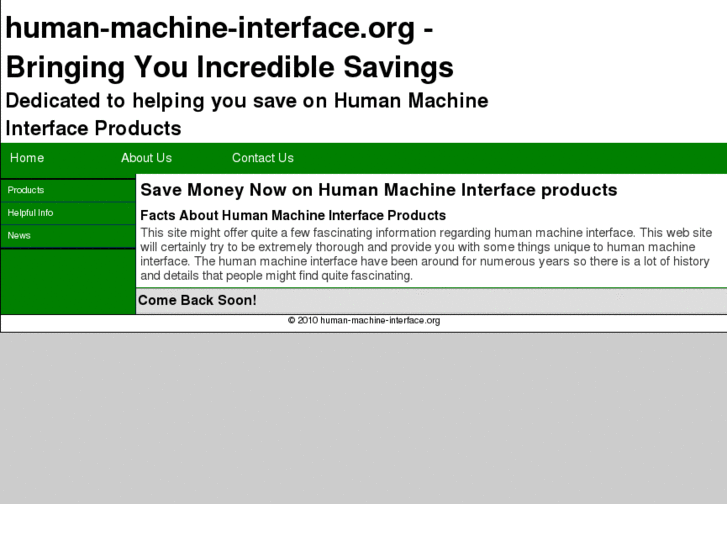 www.human-machine-interface.org