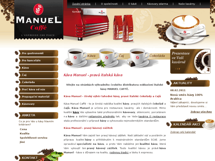 www.manuel-caffe.cz