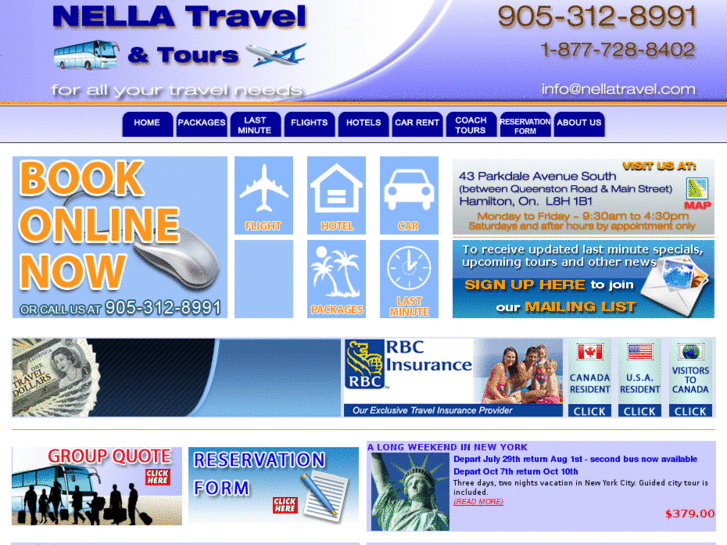 www.nellatravel.com