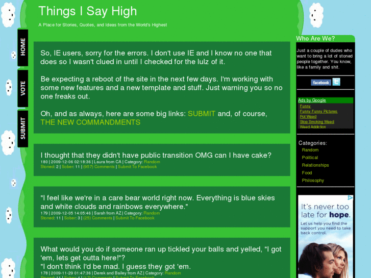 www.thingsisayhigh.com