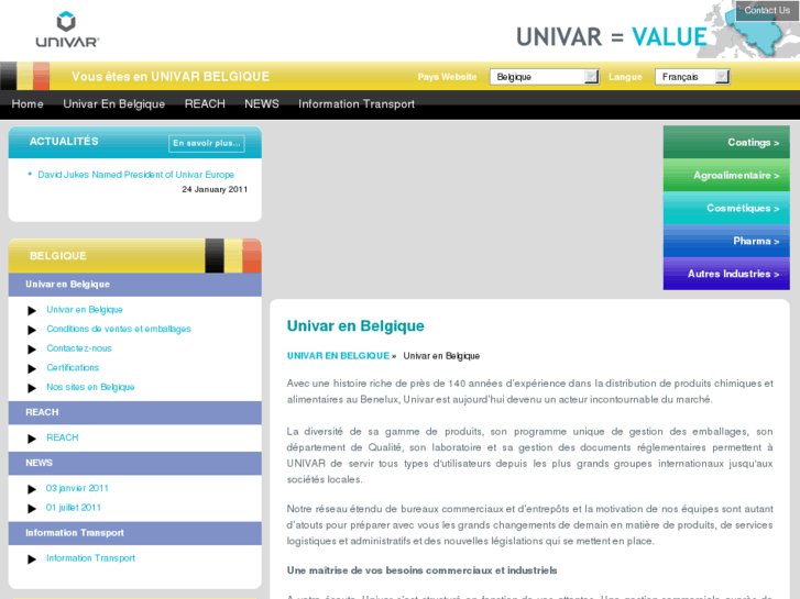 www.univarbenelux.com