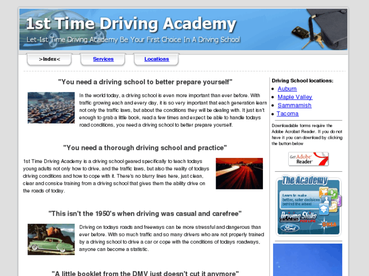 www.1sttimedrivingacademy.com