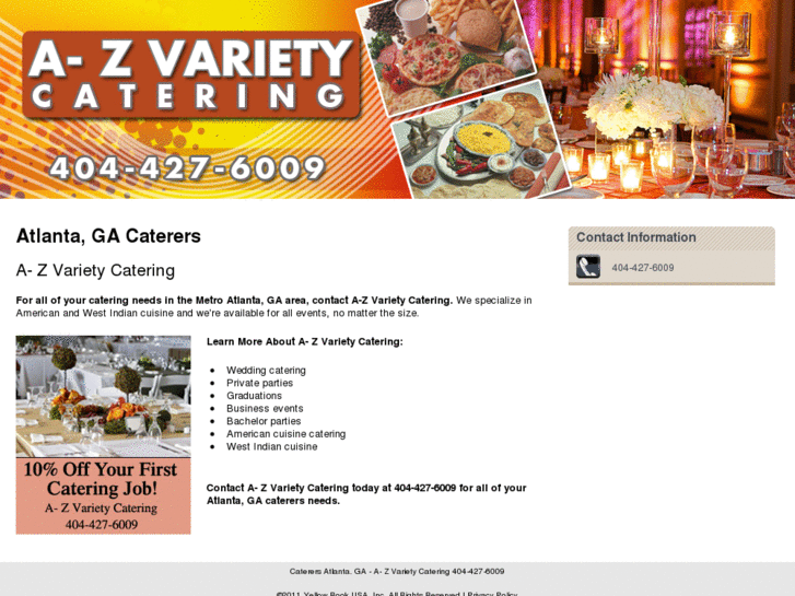 www.a-zvarietycatering.com