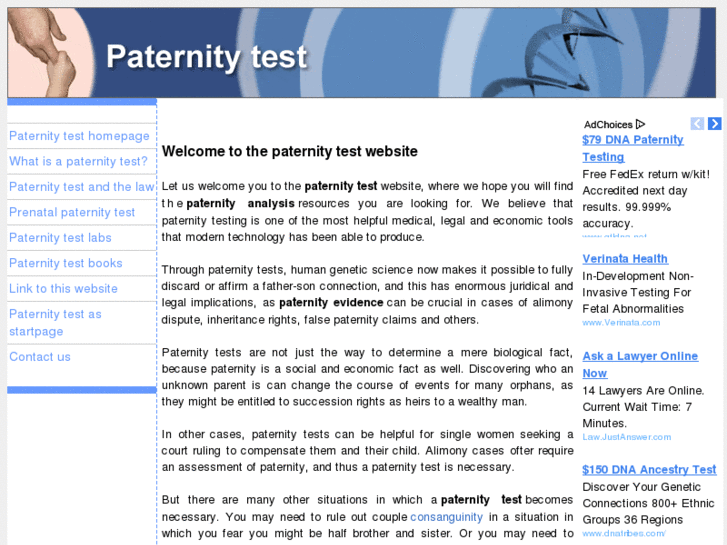 www.aboutpaternitytest.org