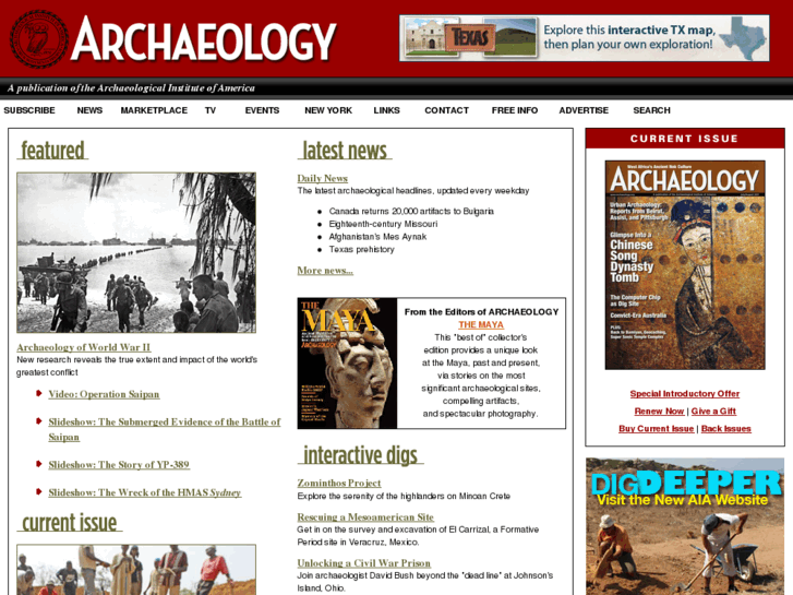 www.archaeology.org