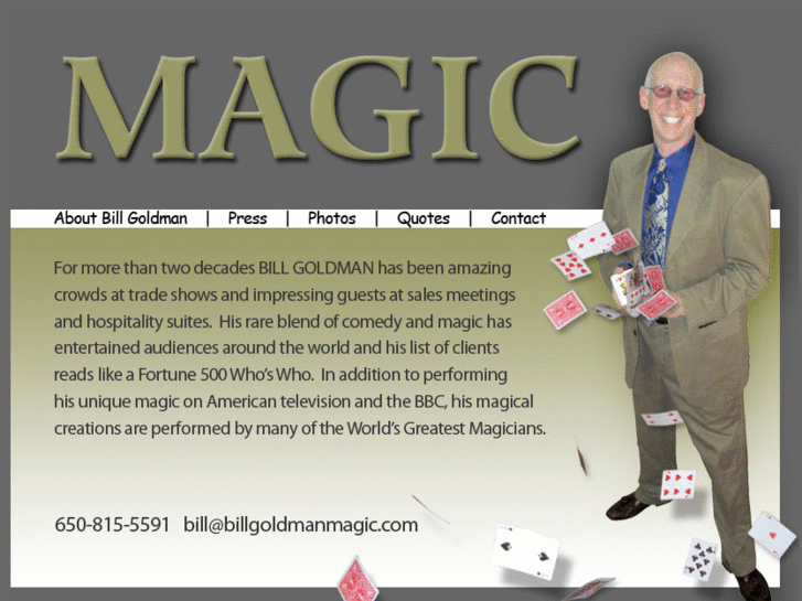 www.billgoldmanmagic.com