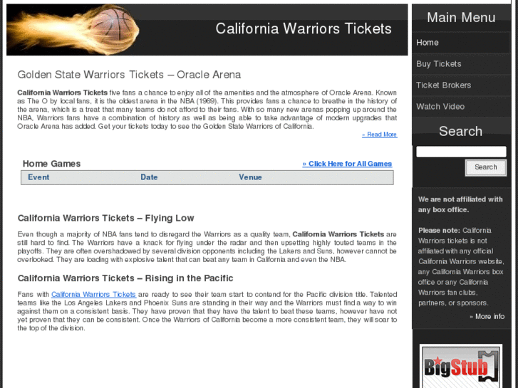 www.californiawarriors.com