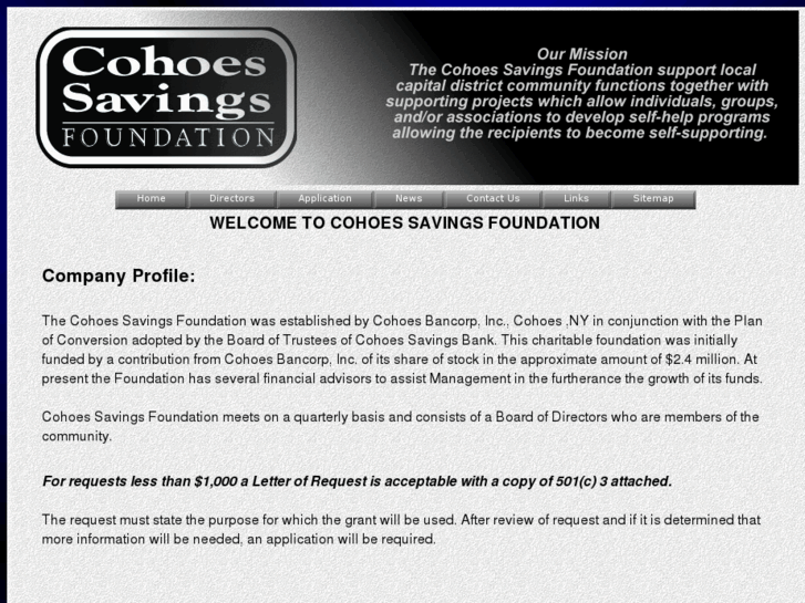 www.cohoessavingsfoundation.org