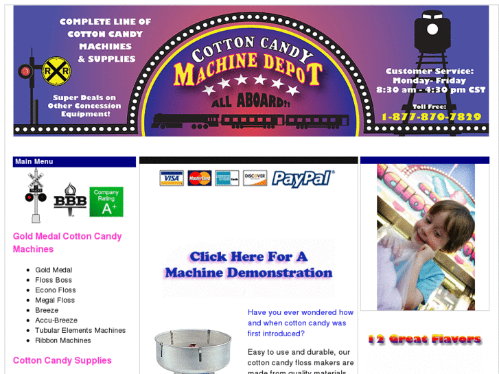 www.cottoncandymachinedepot.com