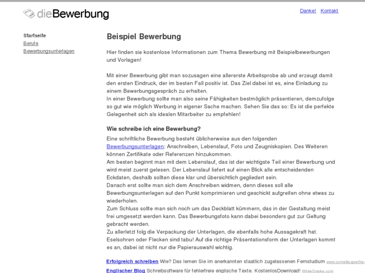 www.die-beispiel-bewerbung.de