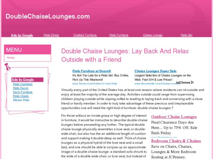 www.doublechaiselounges.com