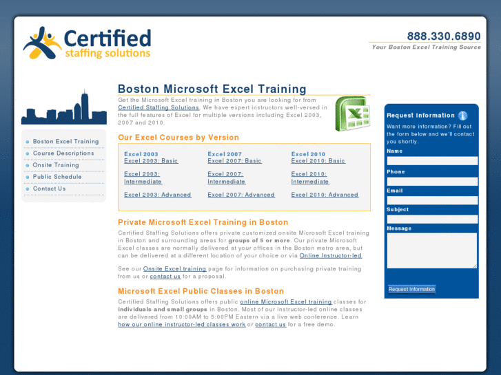www.exceltrainingboston.com