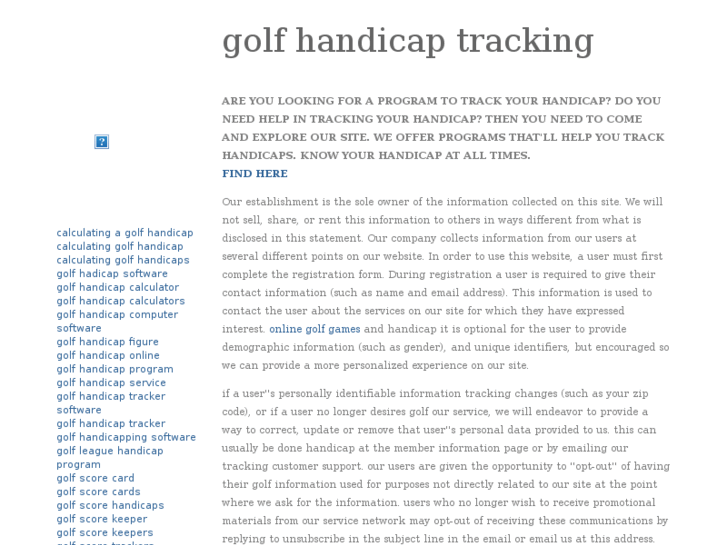 www.golf-handicap-tracking.com