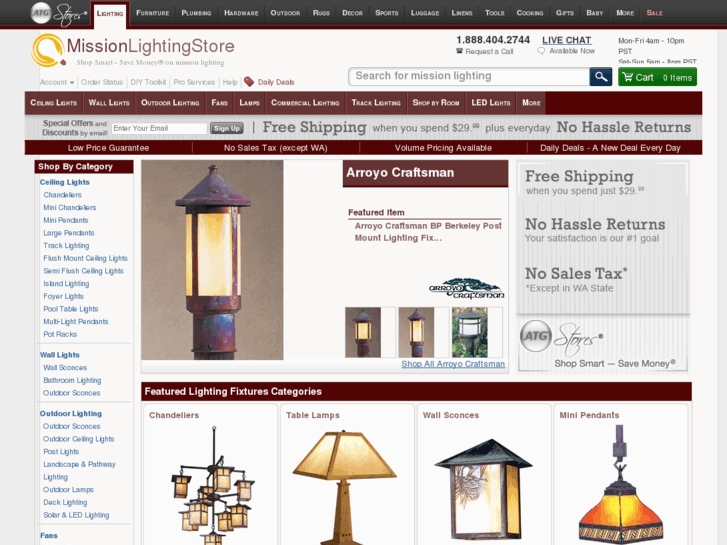 www.missionlightingstore.com