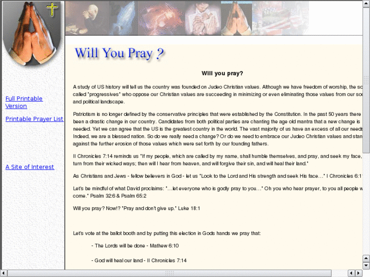 www.willyoupray.com