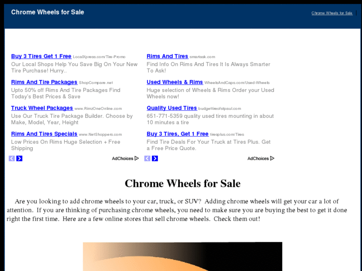 www.chromewheelsforsale.com