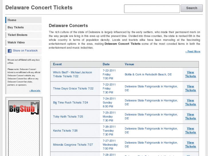 www.delawareconcerttickets.com