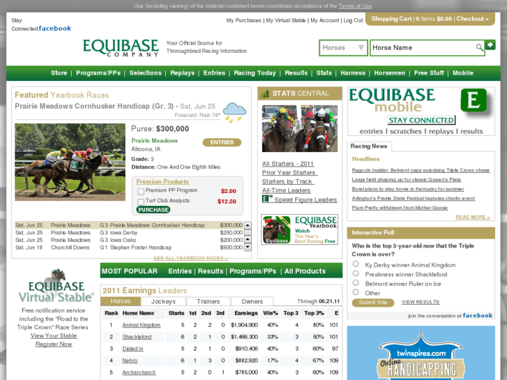 www.equibase.com