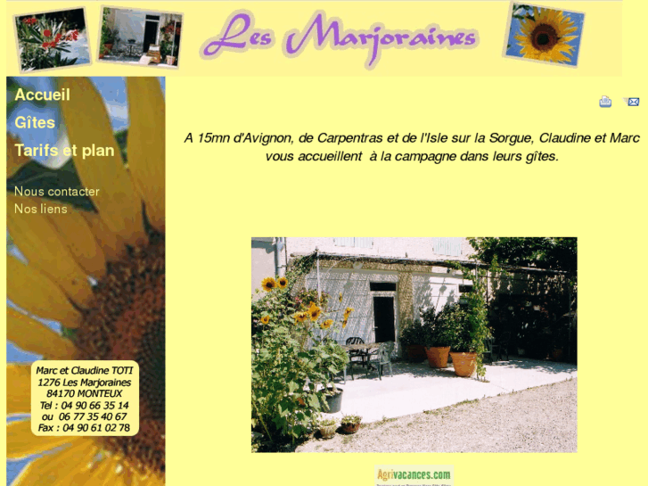 www.les-marjoraines.com