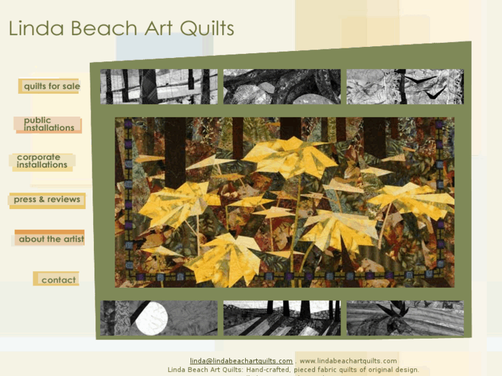 www.lindabeachartquilts.com