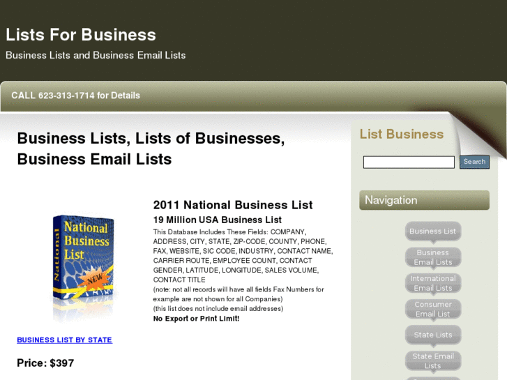 www.lists-for-business.com