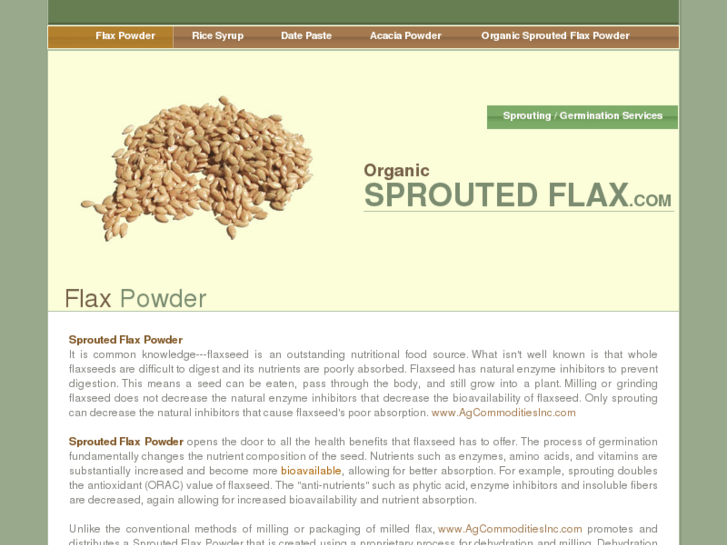 www.organicsproutedflax.com