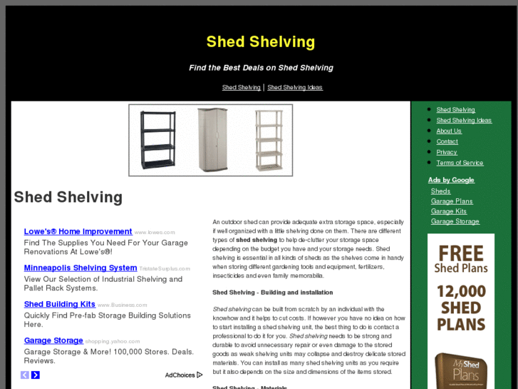 www.shedshelving.net