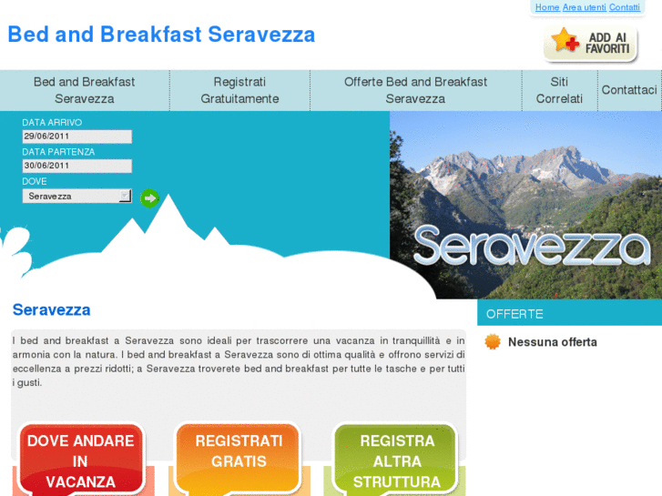 www.bedandbreakfastseravezza.com