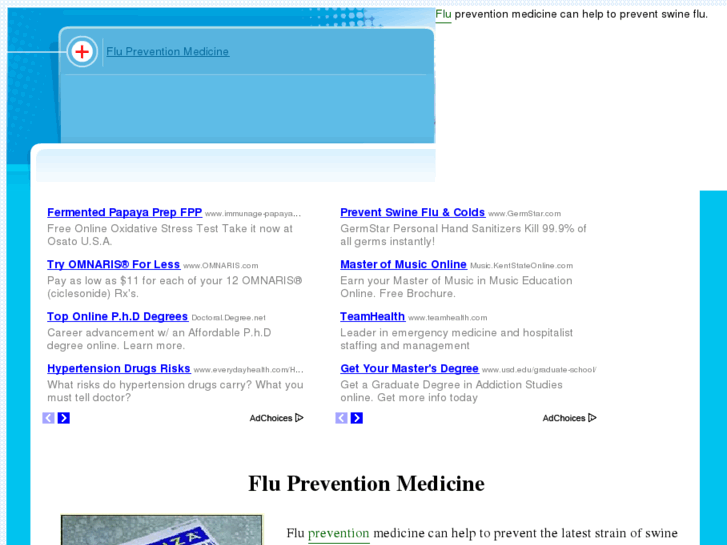 www.flupreventionmedicine.com