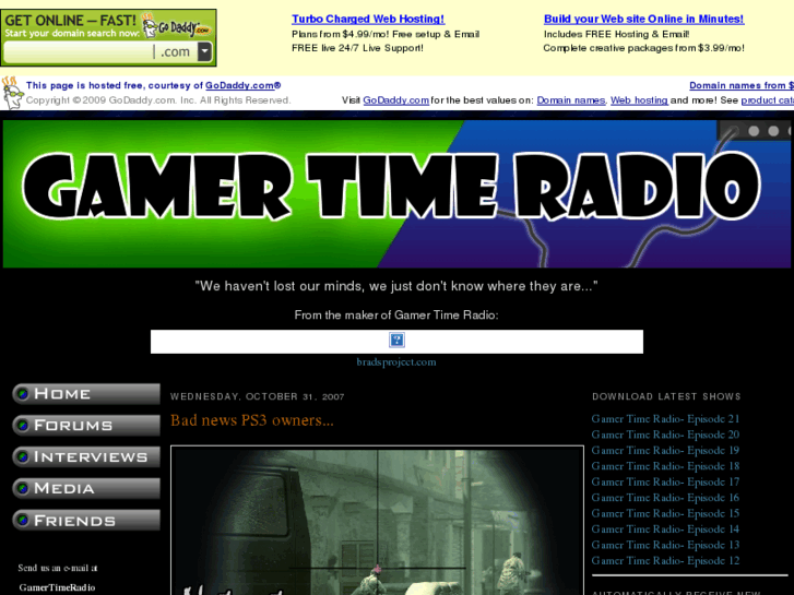 www.gamertimeradio.com