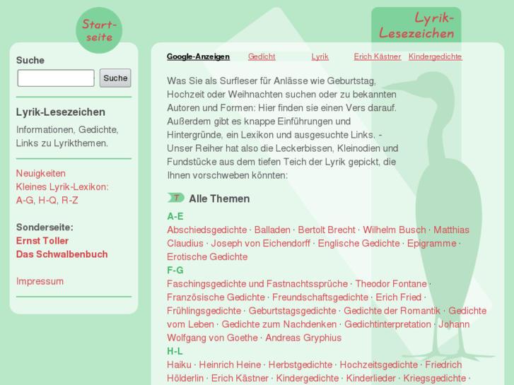 www.lyrik-lesezeichen.de