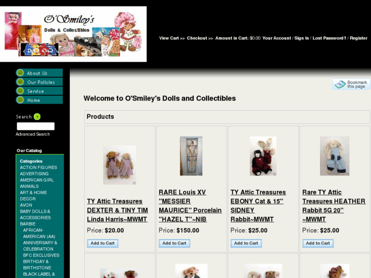 www.osmileysdollsandcollectibles.com