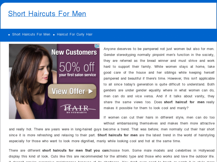 www.shorthaircutsformen.com