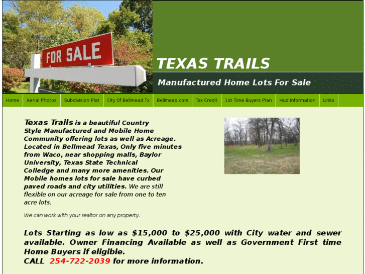 www.texastrailsmobilehomelots.com