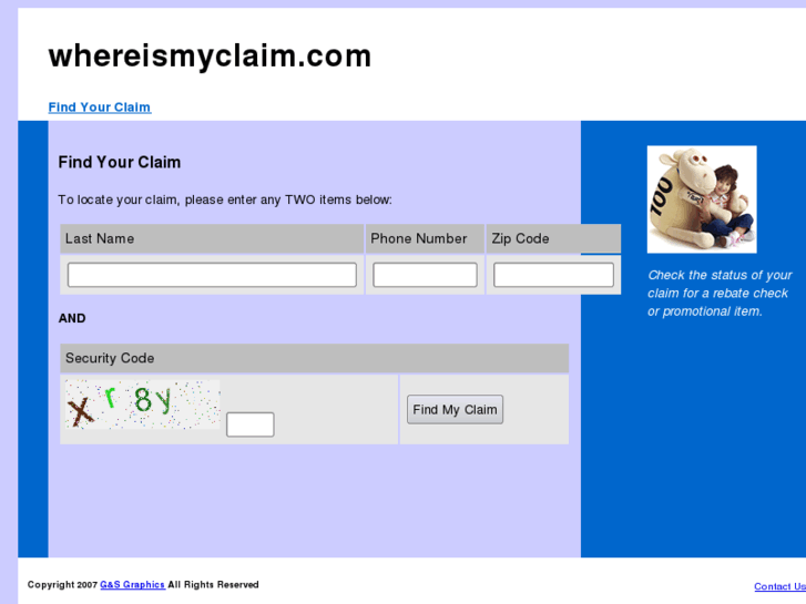 www.whereismyclaim.com