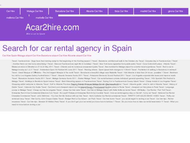 www.acar2hire.com