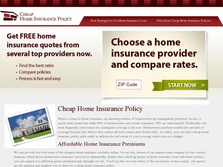 www.cheaphomeinsurancepolicy.com