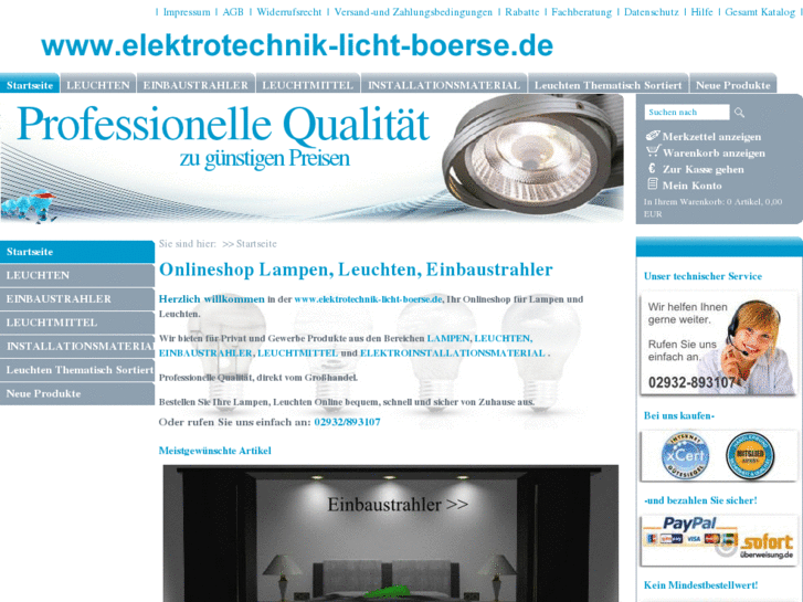 www.elektrotechnik-licht-boerse.de