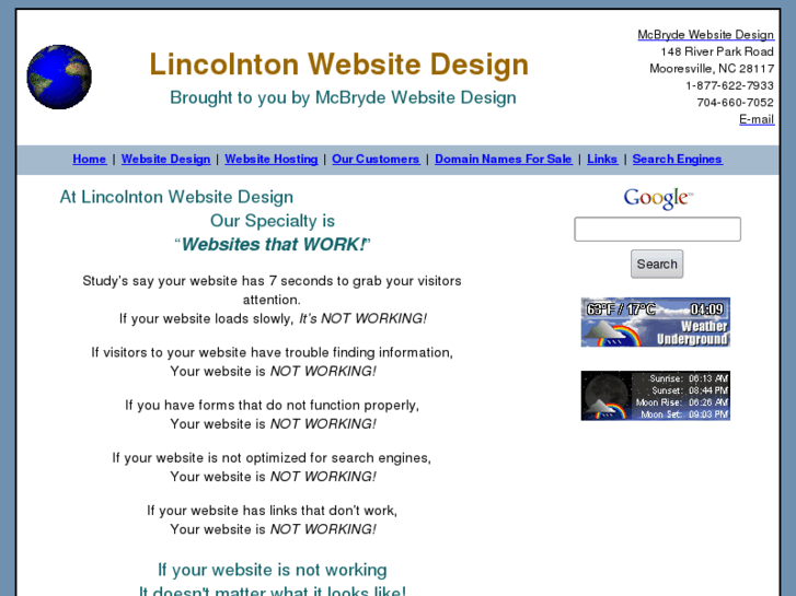 www.lincolntonwebsitedesign.com