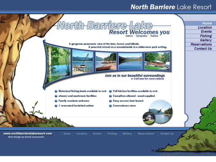 www.northbarrierelakeresort.com