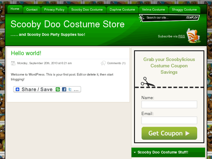 www.scoobydoocostumestore.com