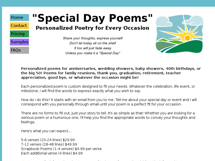 www.specialdaypoems.com