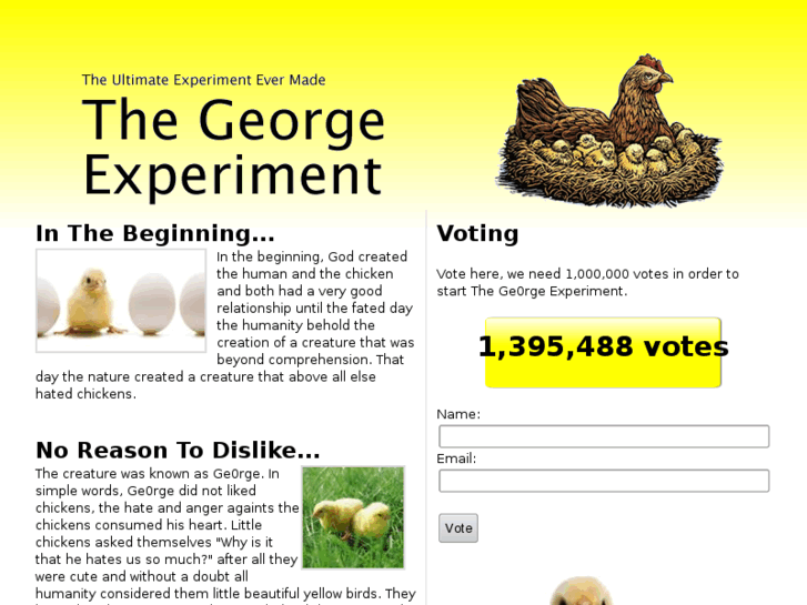 www.thegeorgeexperiment.com